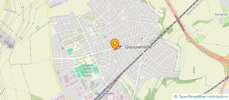 localisation de l'entreprise SCI EKA à GOUSSAINVILLE