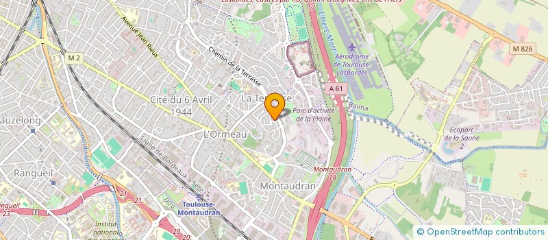 localisation de l'entreprise SCI EKATERYNA à TOULOUSE