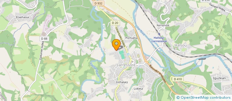 localisation de l'entreprise SCI EKELAR  USTARITZ