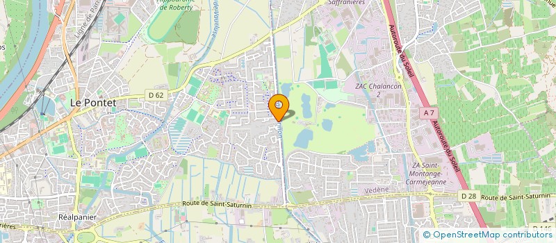 localisation de l'entreprise SCI EKEN  LE PONTET