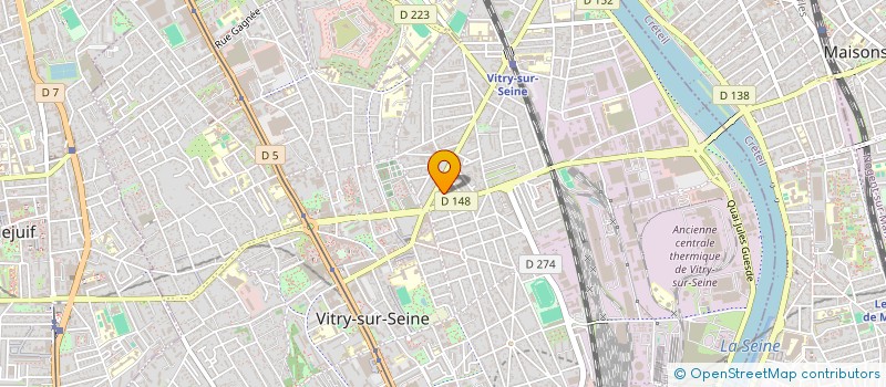 localisation de l'entreprise SCI EKHI EDER  VITRY-SUR-SEINE