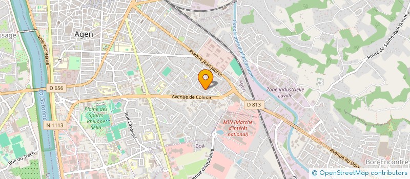 localisation de l'entreprise SCI EKI IMMO  AGEN