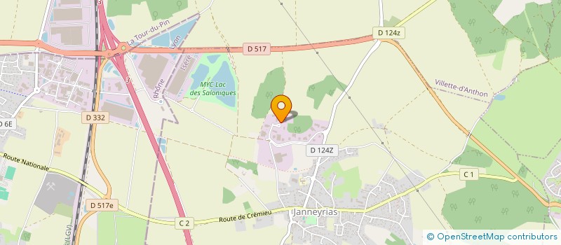 localisation de l'entreprise SCI EKIMOVE  JANNEYRIAS