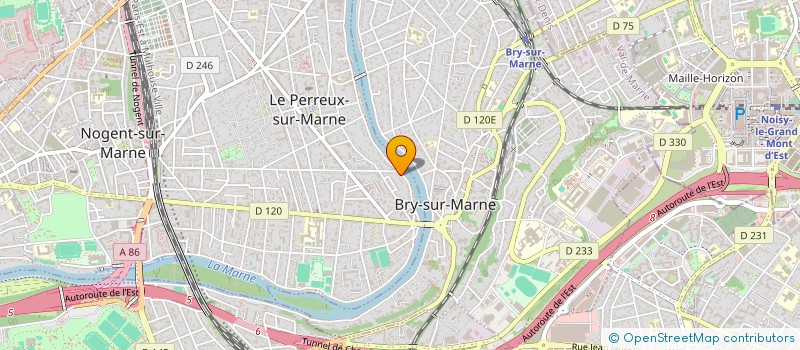 localisation de l'entreprise SCI EKIPAA  LE PERREUX-SUR-MARNE
