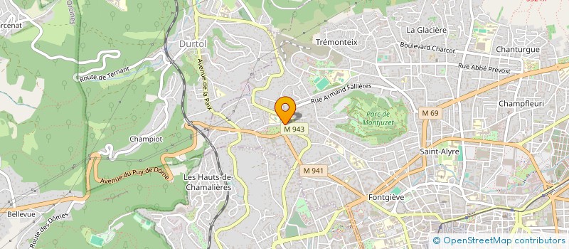 localisation de l'entreprise SCI EKL  CLERMONT-FERRAND