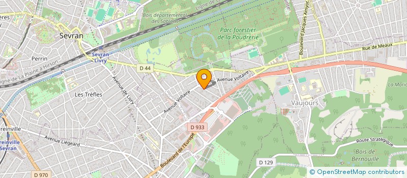 localisation de l'entreprise SCI EKLF à LIVRY-GARGAN