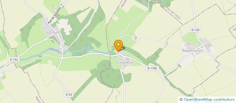 localisation de l'entreprise SCI EKLITRAS  BAYENCOURT