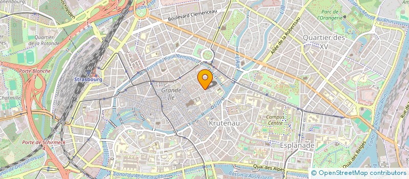 localisation de l'entreprise SCI EKMG  STRASBOURG