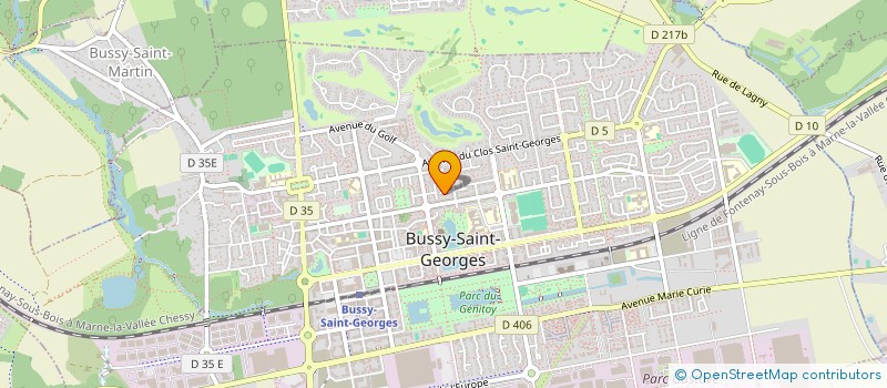 localisation de l'entreprise SCI EKO  BUSSY-SAINT-GEORGES