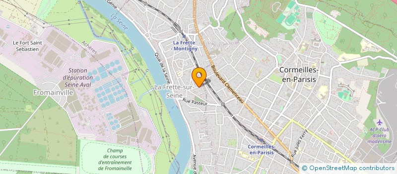 localisation de l'entreprise SCI EKOU GALAG  LA FRETTE-SUR-SEINE