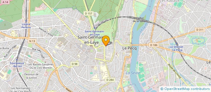 localisation de l'entreprise SCI EKPHRASIS  SAINT-GERMAIN-EN-LAYE