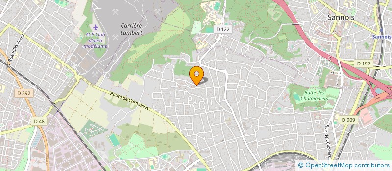 localisation de l'entreprise SCI EKS  ARGENTEUIL