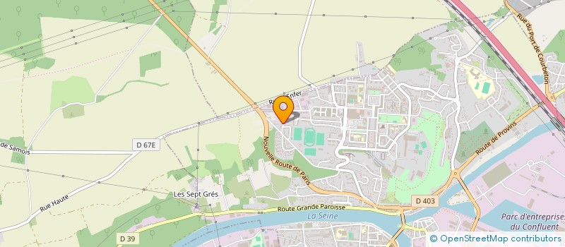 localisation de l'entreprise SCI EKZR à MONTEREAU-FAULT-YONNE