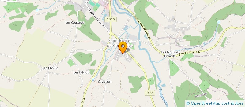 localisation de l'entreprise SCI EL'AD  SAINT-PIERRE-DE-CORMEILLES