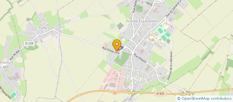 localisation de l'entreprise SCI EL AMRI  FRIVILLE-ESCARBOTIN