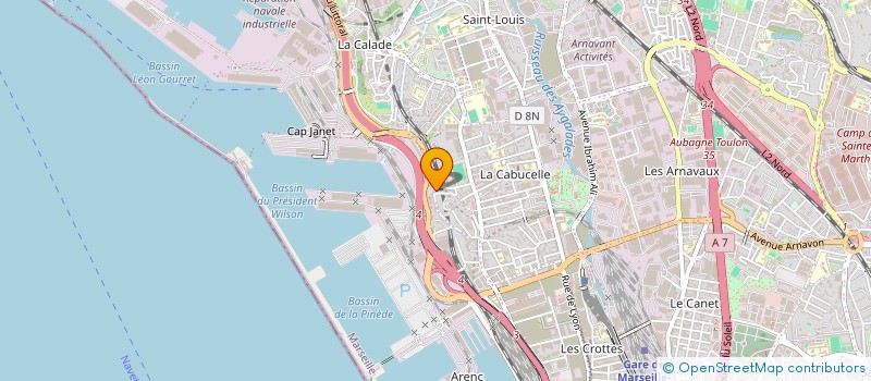 localisation de l'entreprise SCI EL BARAKA à MARSEILLE