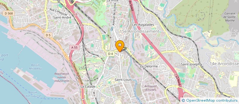 localisation de l'entreprise SCI EL BARAKA INVEST à MARSEILLE
