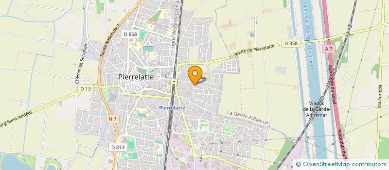 localisation de l'entreprise SCI EL BOUKRINI à PIERRELATTE