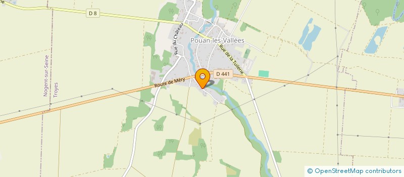 localisation de l'entreprise SCI EL BOUKSSIMI  POUAN-LES-VALLEES