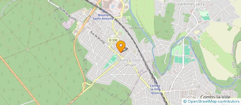 localisation de l'entreprise SCI EL BOUNDRI  QUINCY-SOUS-SENART