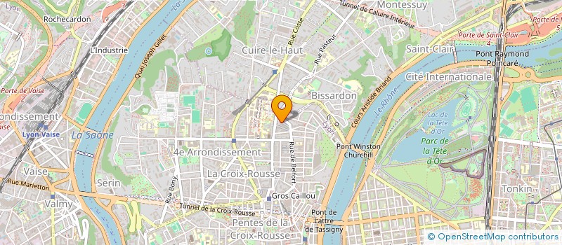 localisation de l'entreprise SCI EL CINCO  LYON