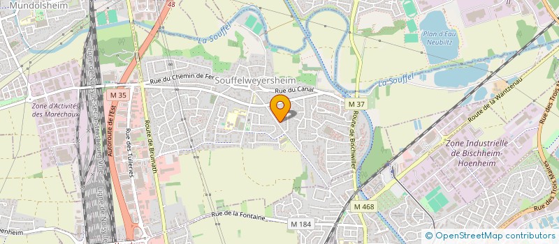 localisation de l'entreprise SCI EL DIENTE  SOUFFELWEYERSHEIM