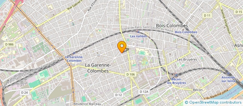 localisation de l'entreprise SCI EL DIRINI à LA GARENNE-COLOMBES