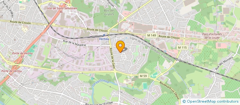 localisation de l'entreprise SCI EL-DO  VERTOU