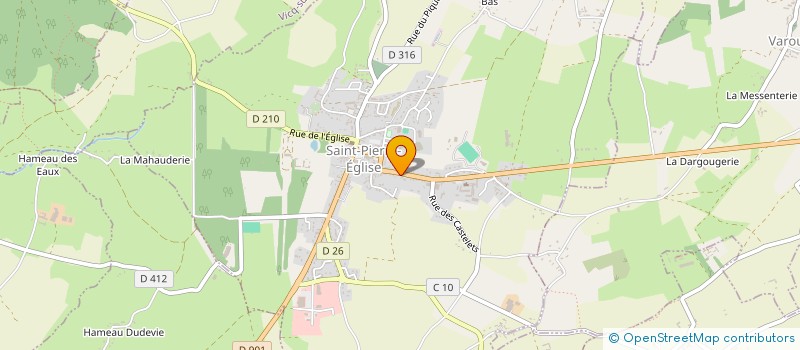 localisation de l'entreprise SCI EL.EM.BE.  SAINT-PIERRE-EGLISE