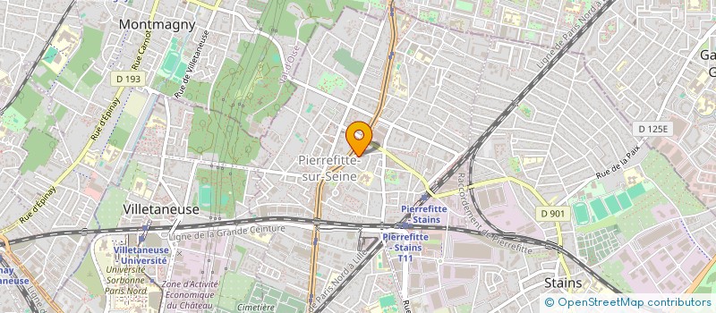 localisation de l'entreprise SCI EL FAMOU à PIERREFITTE-SUR-SEINE