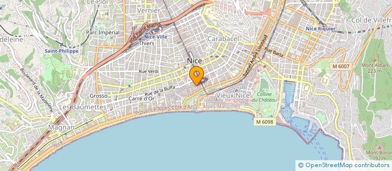 localisation de l'entreprise SCI EL FILADIN à NICE