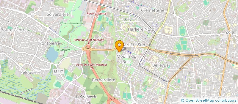 localisation de l'entreprise SCI EL FUTURO  SAINT-HERBLAIN