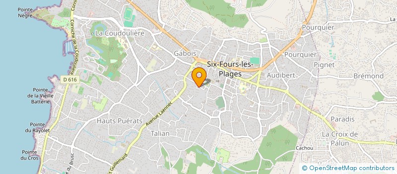localisation de l'entreprise SCI EL GHARBI ENNEBATI à SIX-FOURS-LES-PLAGES
