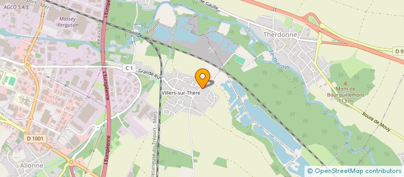 localisation de l'entreprise SCI - EL GHOUATE  ALLONNE