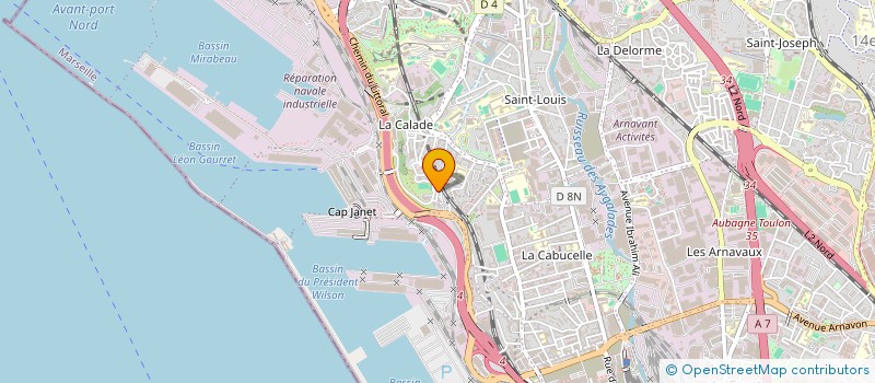 localisation de l'entreprise SCI EL HACHEMI à MARSEILLE