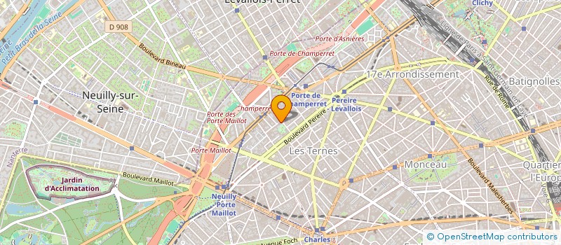 localisation de l'entreprise SCI EL HANA  PARIS