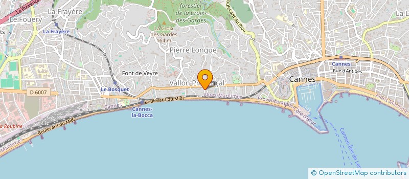 localisation de l'entreprise SCI EL HENA  CANNES