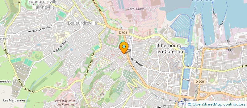 localisation de l'entreprise SCI EL HIERRO  CHERBOURG-EN-COTENTIN