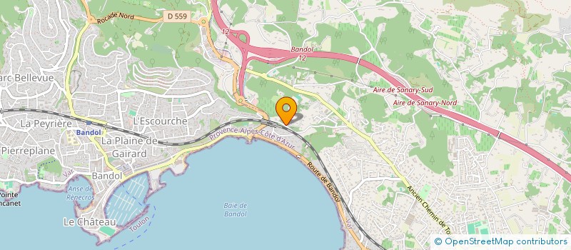 localisation de l'entreprise SCI EL HORREO à SANARY-SUR-MER