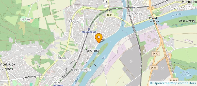 localisation de l'entreprise SCI EL KAHLAOUI  ANDRESY