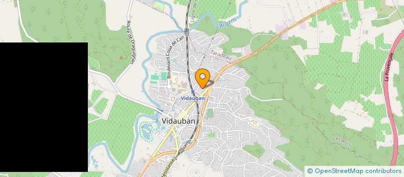 localisation de l'entreprise SCI EL KENZ  VIDAUBAN