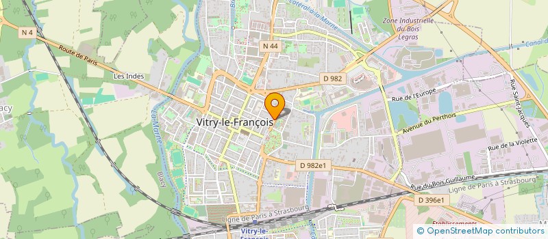 localisation de l'entreprise SCI EL MESBAHI - OURIET à VITRY-LE-FRANCOIS
