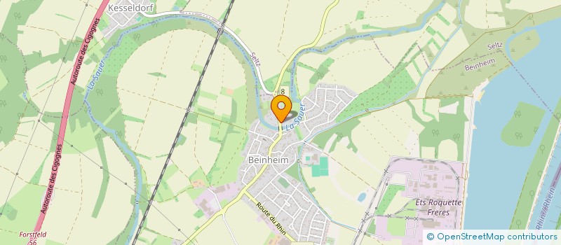 localisation de l'entreprise SCI EL'MI  BEINHEIM