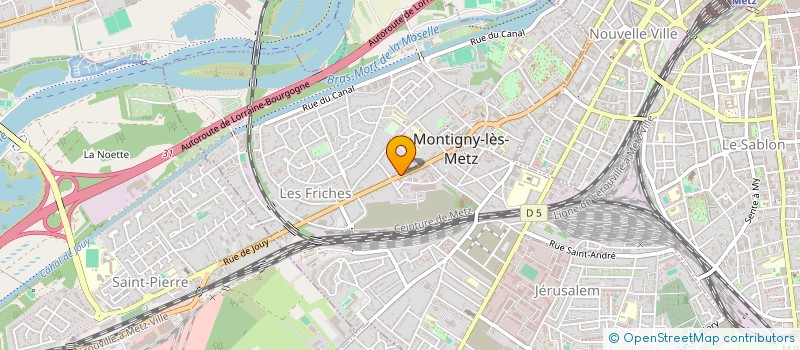 localisation de l'entreprise SCI EL-MILIA à MONTIGNY-LES-METZ