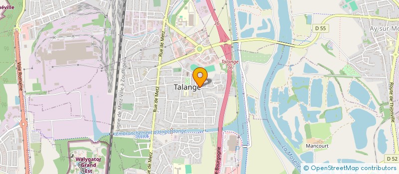 localisation de l'entreprise SCI EL MONICA  TALANGE