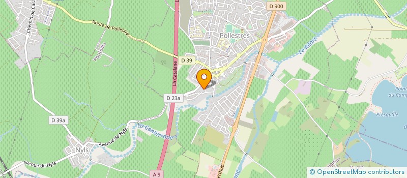 localisation de l'entreprise SCI EL MOULI  POLLESTRES