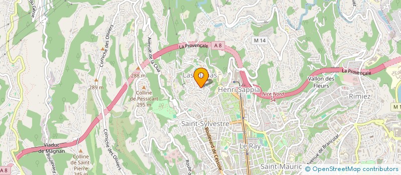 localisation de l'entreprise SCI EL PINAR à NICE