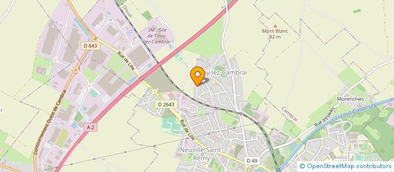 localisation de l'entreprise SCI EL PLEIN SOLEIL  CUCQ