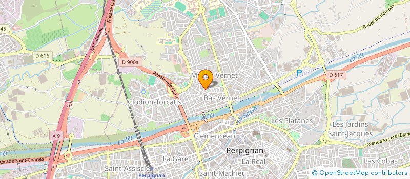 localisation de l'entreprise SCI EL RACO  PERPIGNAN