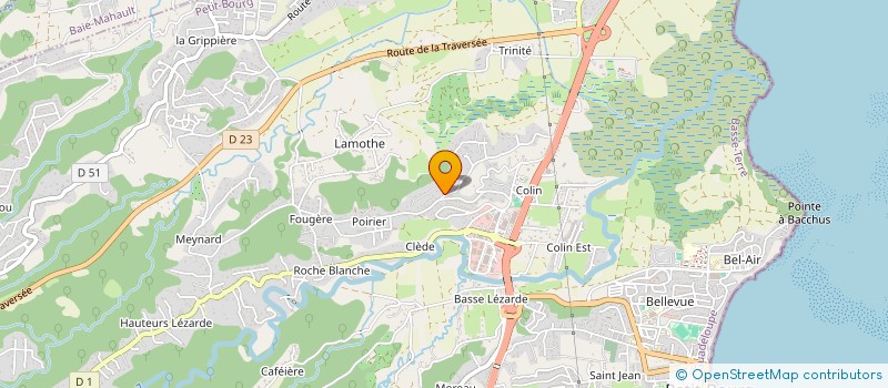 localisation de l'entreprise SCI EL SHADDAI  PETIT BOURG